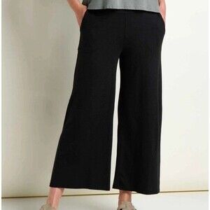 NEW Toad & Co Chaka Wide Leg Crop Pant Womens Small Lagenlook Organic $85 MSRP